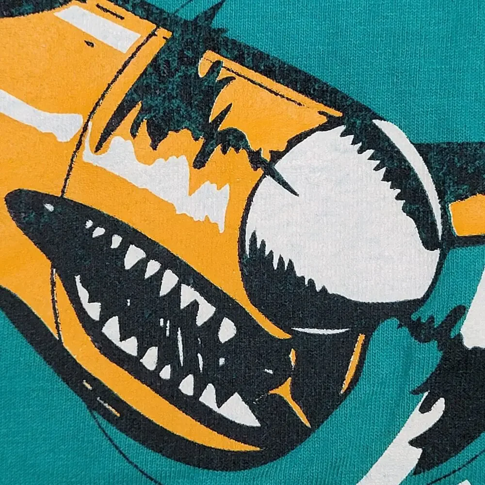 Vintage P-40 Warhawk Airplane Shirt 2XL 26x28 Indianapolis RC Modelers